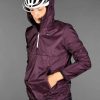 Women Biehler | Women Gravel Hooded Windbreaker Dark Berry