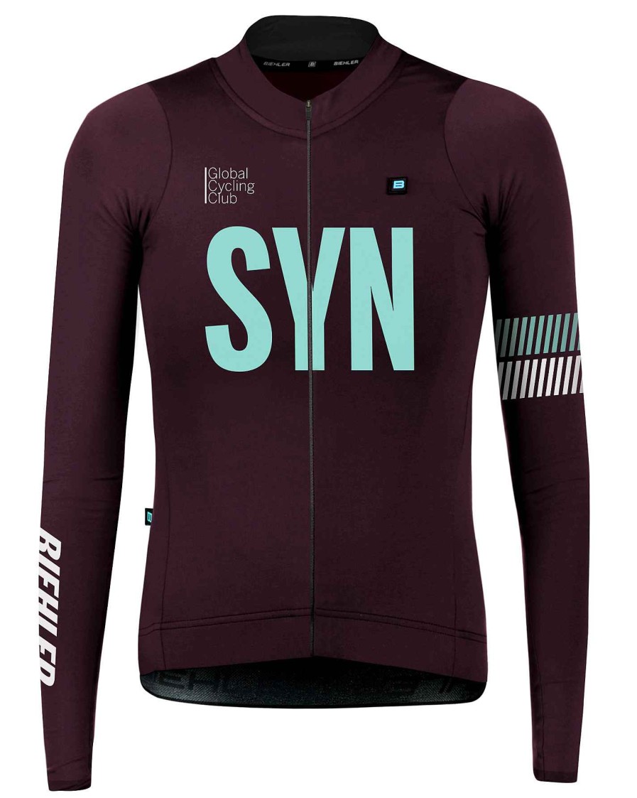 Women Biehler | Women Syndicate Thermal Rain Ls Jersey Berry