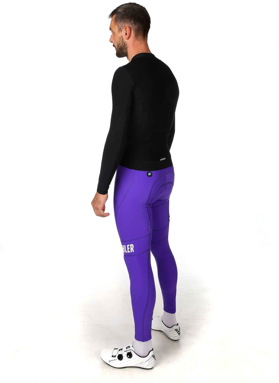 Men Biehler Thermal Rain Bib Tights Royal Purple Cyclingapparelsale