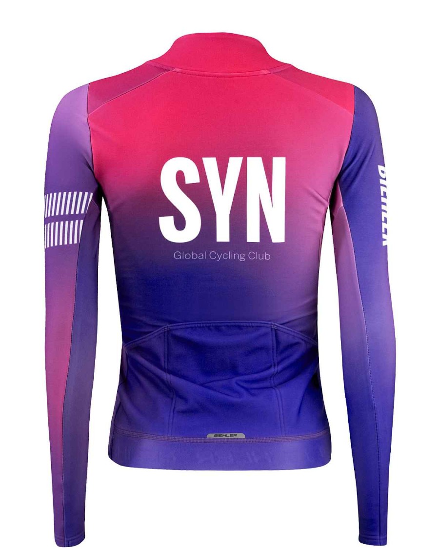 Women Biehler | Women Syndicate Thermal Rain L/S Jersey Candy Rush