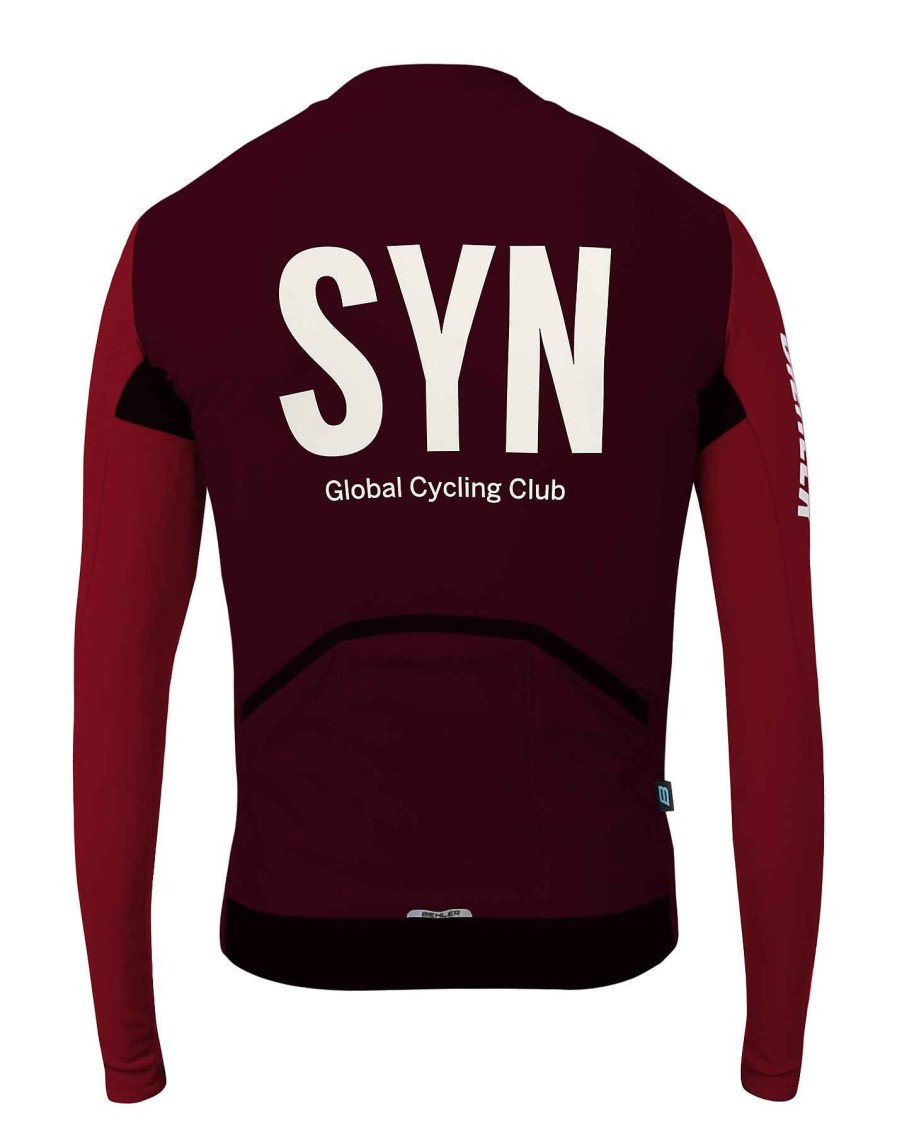 Men Biehler | Syndicate Thermal Rain L/S Jersey Berry