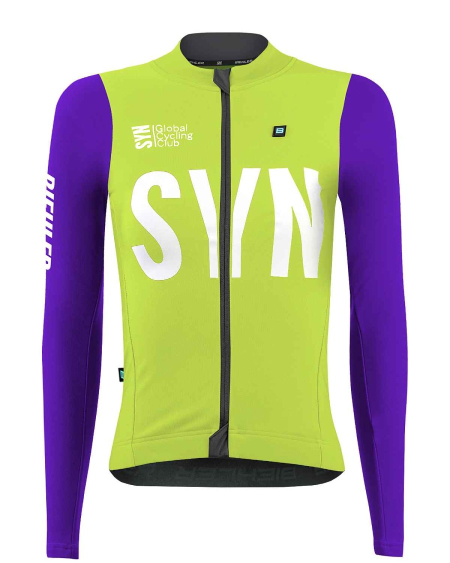 Women Biehler | Women Syndicate Thermal Rain L/S Jersey Violet Lime