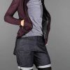 Women Biehler | Women Gravel Zipped Hoodie Dark Berry