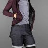 Women Biehler | Women Gravel Zipped Hoodie Dark Berry