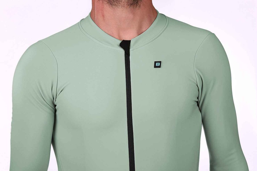 Men Biehler | Thermal Rain L/S Jersey Green Ash