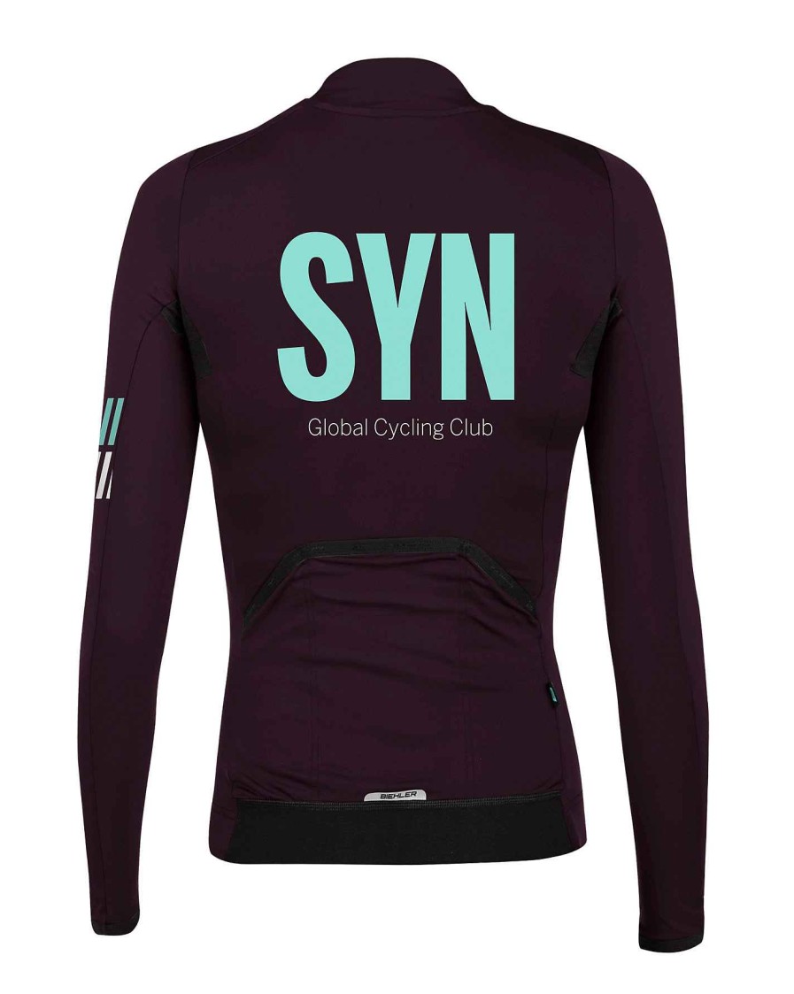 Women Biehler | Women Syndicate Thermal Rain Ls Jersey Berry