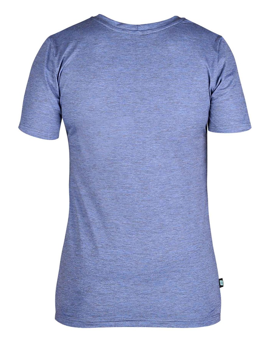 Women Biehler | Women Gravel Shirt Melange Marine