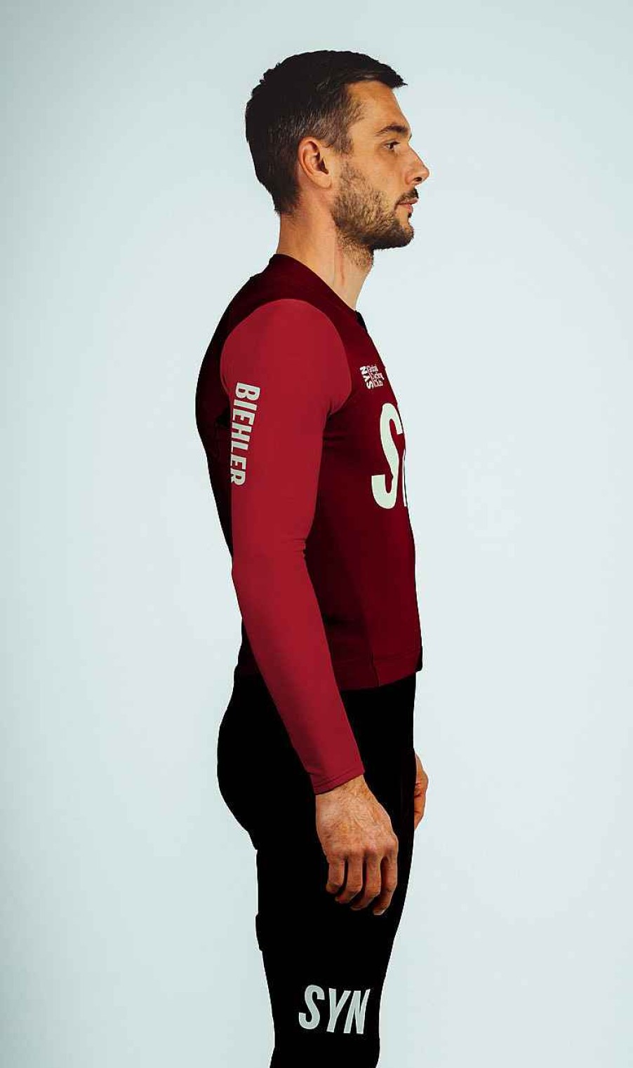 Men Biehler | Syndicate Thermal Rain L/S Jersey Berry