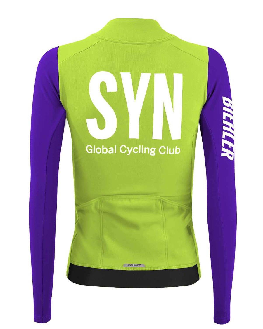 Women Biehler | Women Syndicate Thermal Rain L/S Jersey Violet Lime