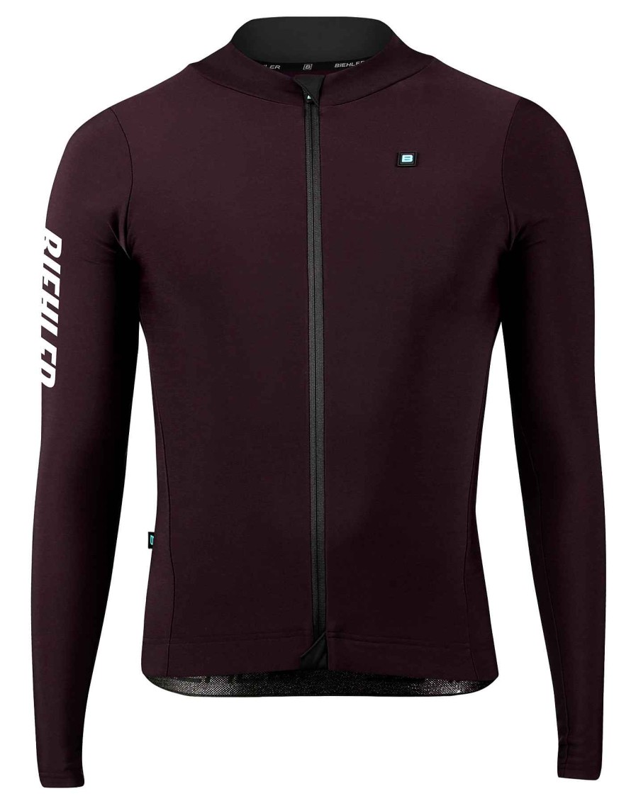 Men Biehler | Thermal Rain L/S Jersey Dark Berry